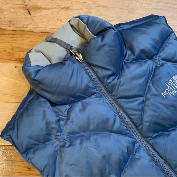 THE NORTH FACE 550 Goose Down Puffer Vest Blue - Picture 4 of 15